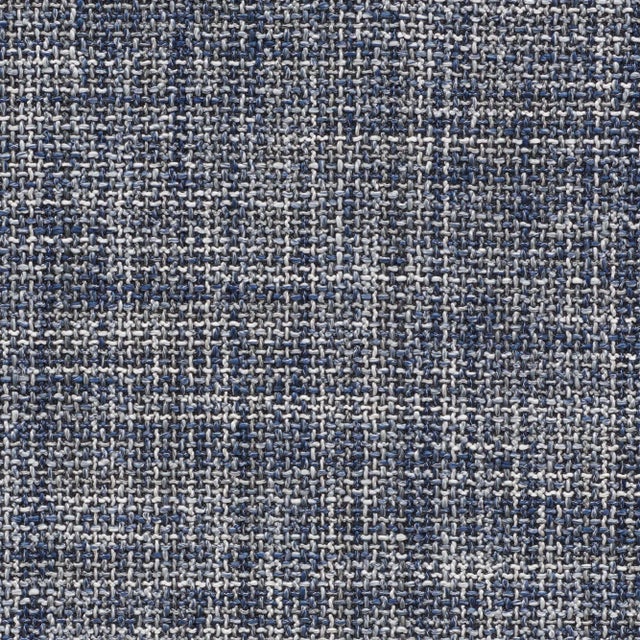 Contemporary Schumacher Morrow Fabric in Indigo For Sale - Image 3 of 3
