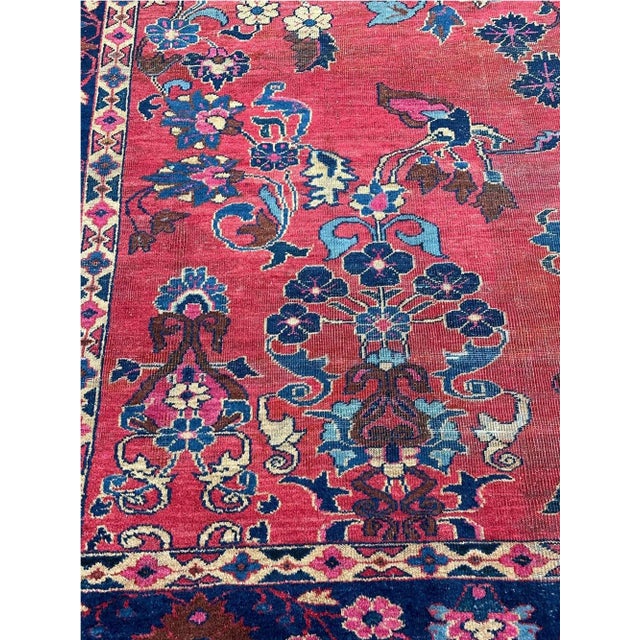 1920s Old Lilihan Design Persian Area Rug - 9'0" X 12'0" For Sale - Image 4 of 11