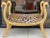 Gold 19th-C. Neo-Classical Maison Jansen Style Giltwood Bench / Ottoman in Leopard Velvet For Sale - Image 8 of 8