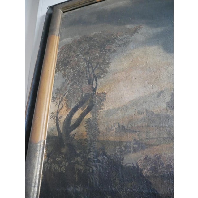 Romantic Landscape, Oil on Canvas, Framed For Sale - Image 10 of 18
