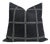Postage Pillow Cover in Black, 20x20 Pillow For Sale