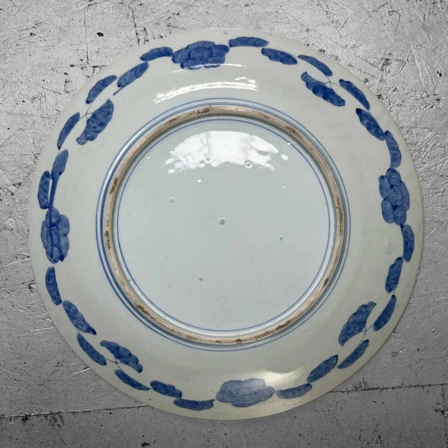 Large Decorative Imari Porcelain Plate, Japan, 1900s For Sale - Image 12 of 13