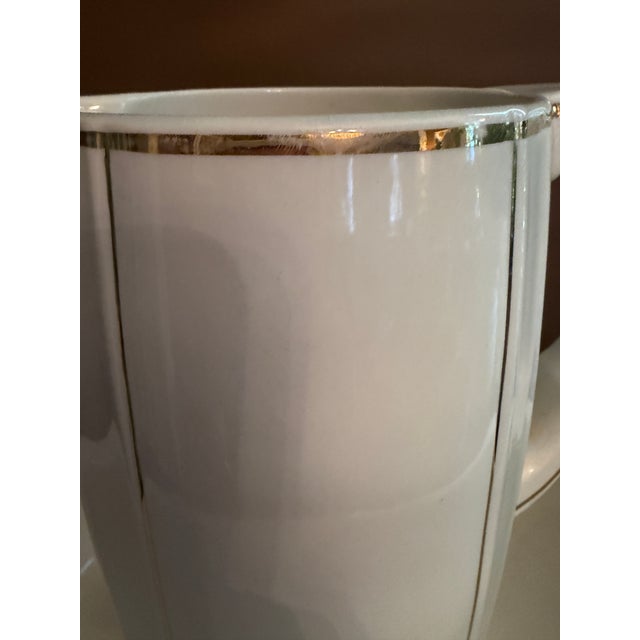 English Antique Villeroy & Boch Dresden Wash Basin & Pitcher Set, Ca. 1900 For Sale - Image 3 of 18