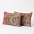This beautiful 16'' x 24'' pillow cover set was made from authentic Turkish rug pieces. Bright colors of wool adorn the...