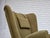 Mid-Century Modern Danish Highback Armchair in Green Furniture Wool, 1960s For Sale - Image 3 of 18