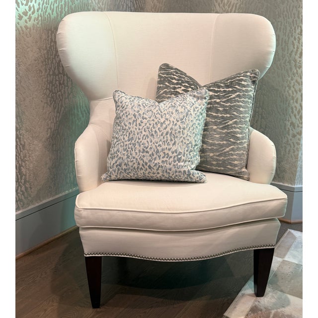 Ethan Allen Wilder Wing Chair Curl up with your favorite book OR family member! This chair is that big and in excellent...