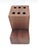 Chestnut Mid 20th Century Staved Walnut Wood Pencil Holder For Sale - Image 8 of 10