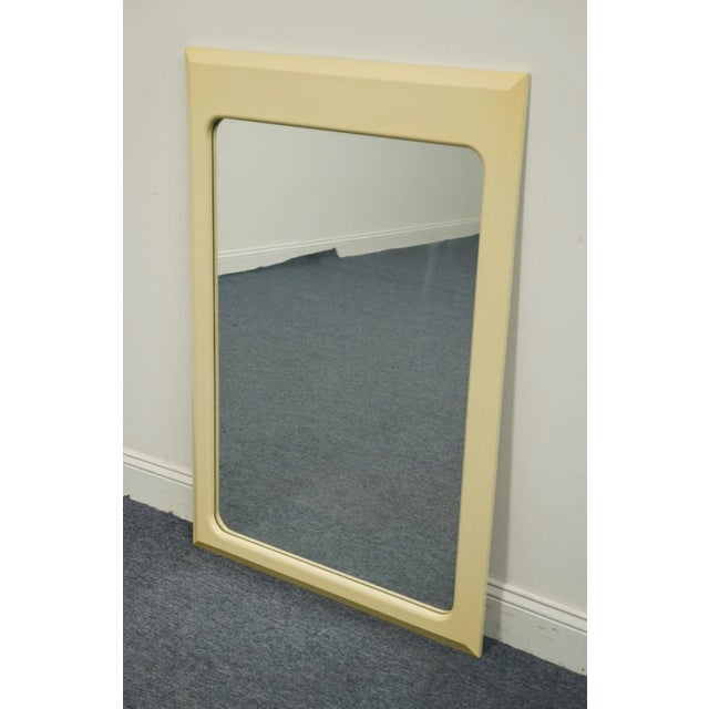 ALTAVISTA LANE Contemporary Modern Cream / Off White 30" Dresser / Wall Mirror 831-02 45" High 30" Wide 1" Deep We...