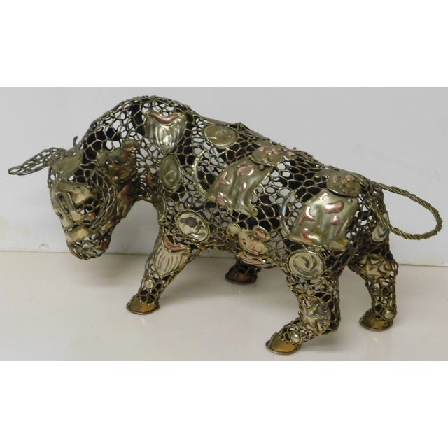 Kepenyes Style Mid 20th Century Brutalist Style Sculpture of a Bull For Sale - Image 4 of 8