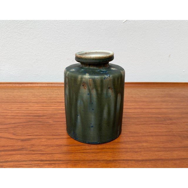 Mid-Century Minimalist Studio Pottery Vase by Rolf Weber for Rolf Weber Steinzeug, 1960s For Sale - Image 11 of 18