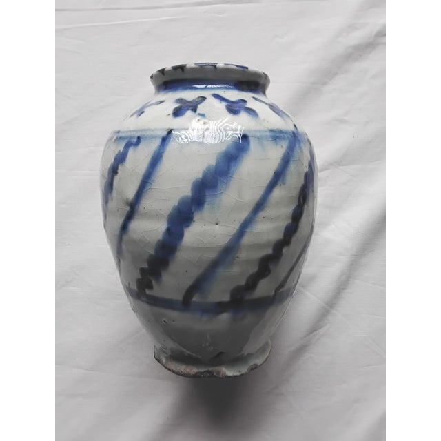 Ceramic 19th Century Qajar Earthenware Vase For Sale - Image 7 of 7