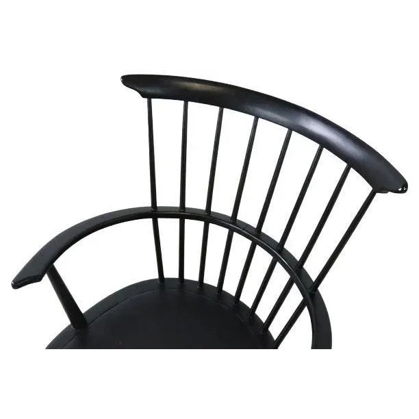 Black Delmenhorst Armchair with Cushion For Sale - Image 14 of 16