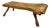 Brutalist Wabi-Sabi Freeform Hardwood Coffee Table, 1970s For Sale