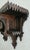 Wood Handmade Moroccan Carved Wall Shelf, Brown For Sale - Image 7 of 10