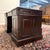 Brown English Desk in Green Leather For Sale - Image 8 of 18