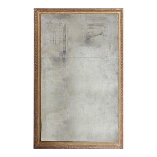 1700s Louis XVI Giltwood Mirror With Antique Mirror Glass For Sale