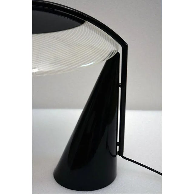 Metal Murano Glass & Metal Table Lamp, 1970s For Sale - Image 7 of 10