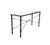 Mid Century Iron and Glass Console Table For Sale - Image 11 of 11