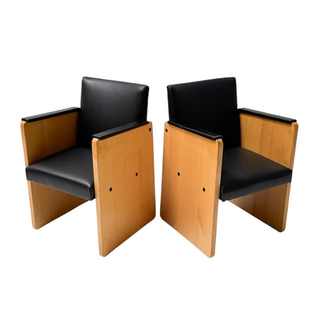 Set of Art Deco Modernist Armchairs by Jan Den Drijver for De Stijl, 1930s For Sale - Image 3 of 7
