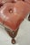 Brown Vintage English Chesterfield Queen Anne Brown Leather Tufted Ottoman Footstool For Sale - Image 8 of 10