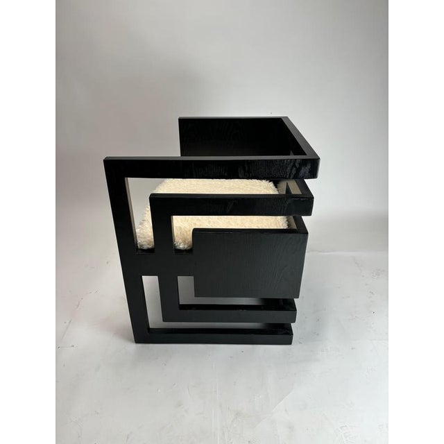 Postmodern Sculptural Wooden Armchairs, Italy, 1970s, Set of 2 For Sale - Image 9 of 10