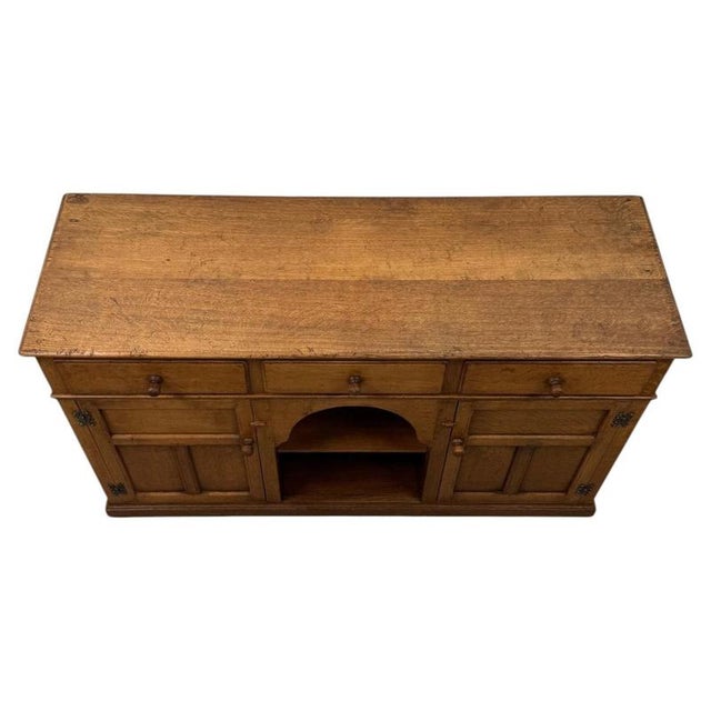20th Century Golden Oak Dresser Base For Sale - Image 4 of 13