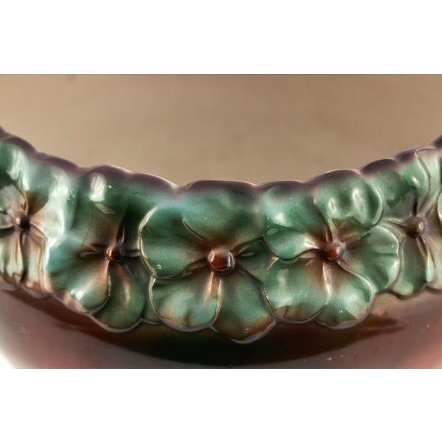 Antique Pottery Jardiniere, 1890 For Sale - Image 4 of 6