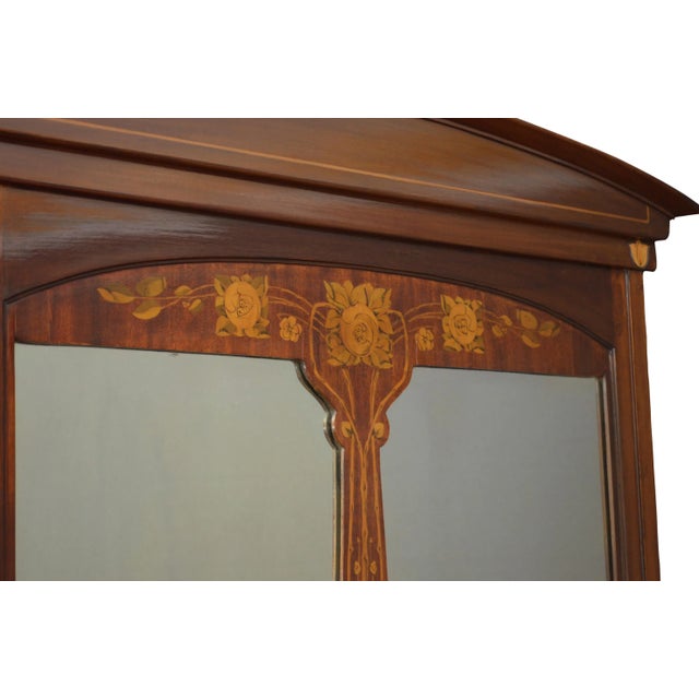 Antique Art Nouveau Cabinets, Set of 2 For Sale - Image 5 of 18