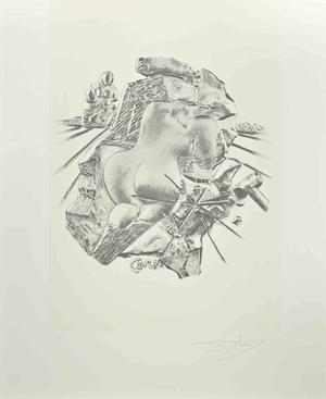 Nude The Sculpture, Edition 57/249, 1980, Lithograph