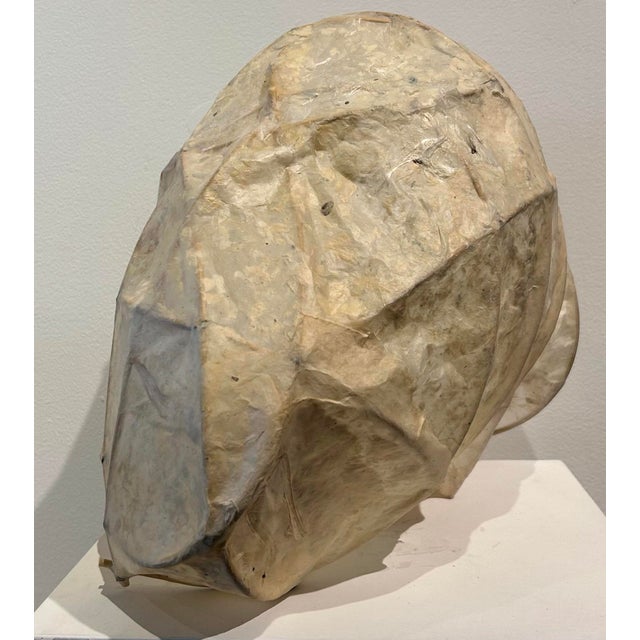 Japanese Handmade Japanese Kozo Paper and Reed Sculpture by Macus Alonso. For Sale - Image 3 of 8