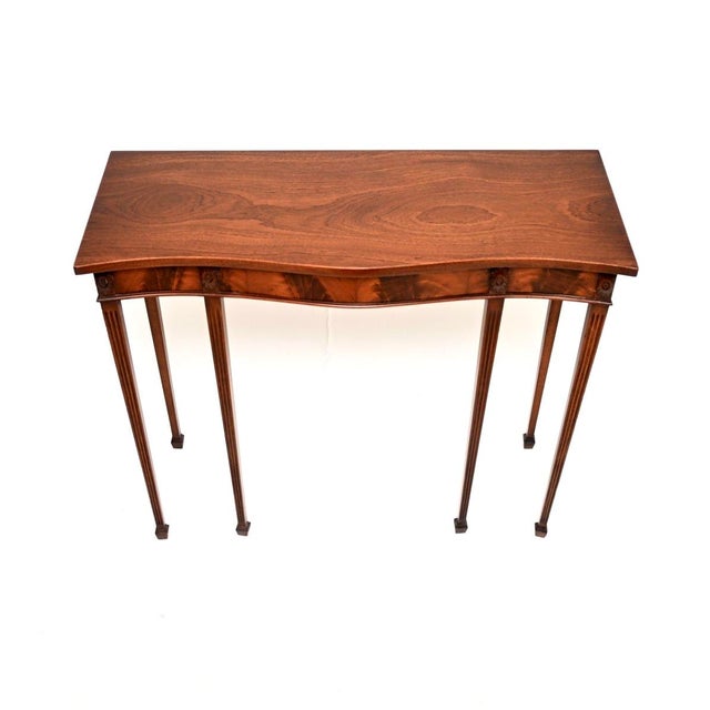 1900 - 1909 Antique Edwardian Console Table, 1900s For Sale - Image 5 of 10
