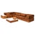 DS-88 Landscape Sectional Sofa in Cognac Tan Leather from de Sede, 1970s, Set of 25 For Sale - Image 11 of 11