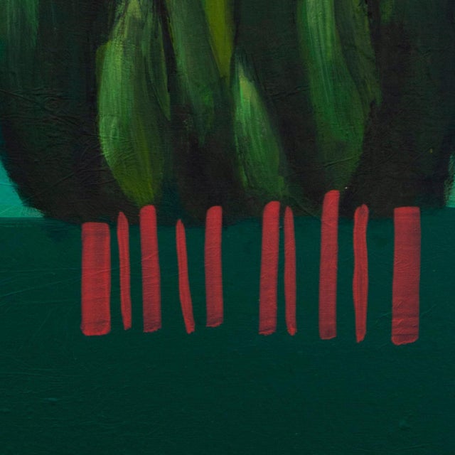 Cypresses Arguing About the Byzantine Empire, 2024, Mixed Media For Sale - Image 4 of 6