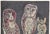 Printmaking Materials Vintage MCM Woodcut/Engraving Titled ‘Three Owls’ Signed by Fannie Mennen (1903-1995) For Sale - Image 7 of 9