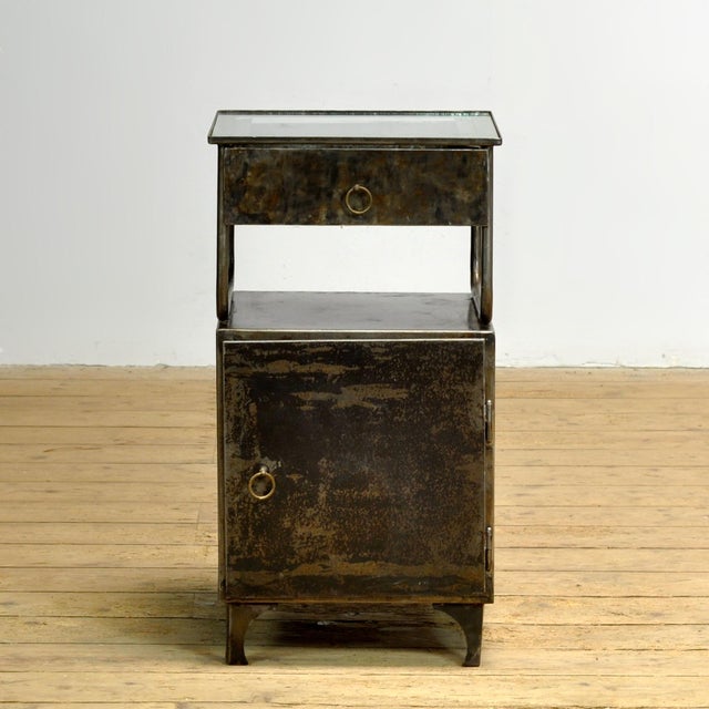 Vintage Iron Bedside Tables, 1950s, Set of 2 For Sale - Image 6 of 14