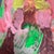 1970’s Original Folk Outsider Art Female Portrait Painting For Sale - Image 4 of 5