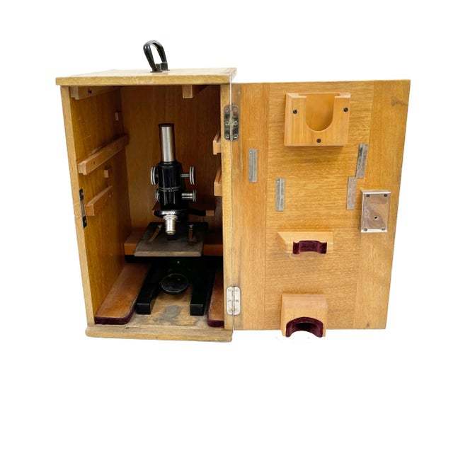 If you are a collector or microscopes or in need of an ultra unique conversation starter decor piece....this 1925 Bausch &...