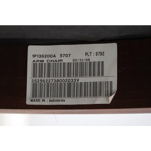 Ethan Allen Sweetheart Shape Shield Back Armchair For Sale - Image 12 of 12