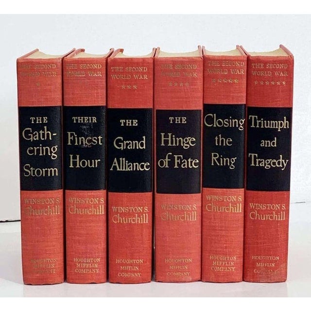 The Second World War by Winston Churchill from Houghton-Mifflin Company, Boston. A vintage edition of Winston Churchill's...