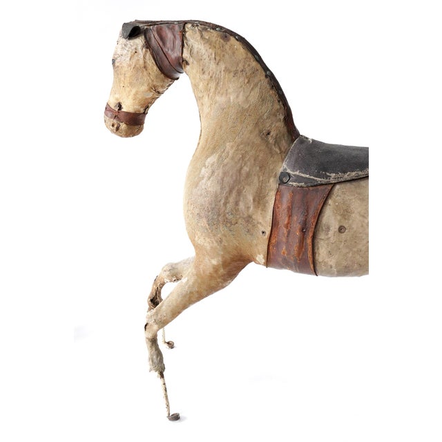 Metal French Artist, Horse Sculpture, 1880, Horsehide For Sale - Image 7 of 16
