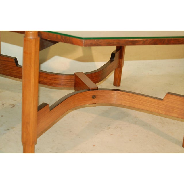 Italian Teak Coffee Table, 1970s For Sale - Image 3 of 11