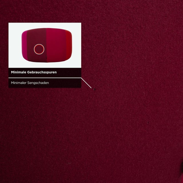 Textile Pumpkin Fabric Chair in Red by Pierre Paulin for Ligne Roset For Sale - Image 7 of 14