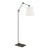 Suzanne Kasler for Visual Comfort Signature Graves Articulating Floor Lamp in Bronze with Linen Shade For Sale
