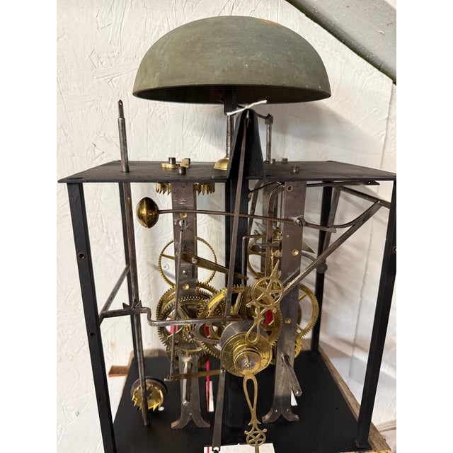 A Late 19th Century Morbier Works for a Tall Case Clock From Jobert Horloger at St Laurent Mâcon For Sale - Image 14 of 15