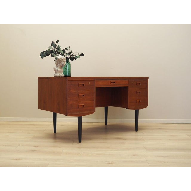 1970s Danish Teak Desk, 1970s For Sale - Image 5 of 12