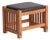 Mission Oak Foot Stool - Spindles For Sale