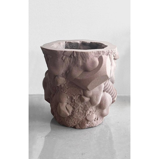 Not Yet Made - Made To Order Large Sculptural Planter in Quartz Sand by Jacob Egeberg For Sale - Image 5 of 9