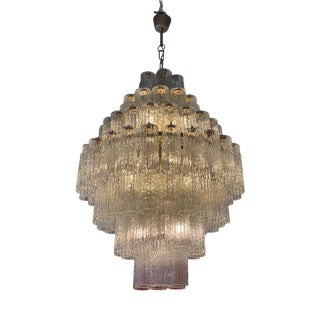 Murano Glass Tronchi Chandelier from Venini, 1960s For Sale