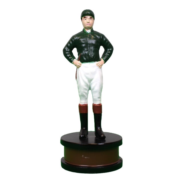Late 20th Century the "21" Club Green Jockey Bottle Cap Opener For Sale