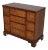 Baker Walnut George III Flip Top Bachelor Chest For Sale